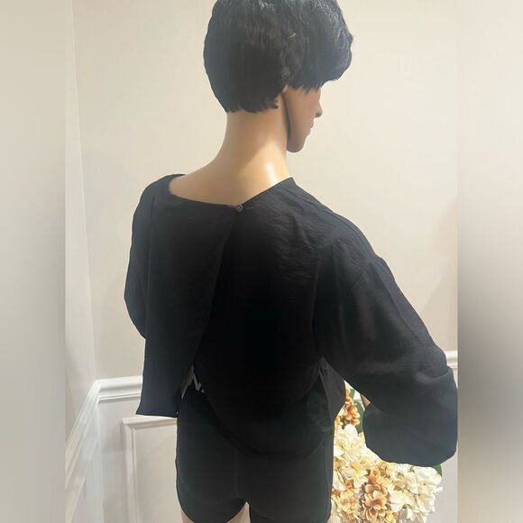 NWT Madewell Relaxed Tulip-Back Top - Picture 8 of 9